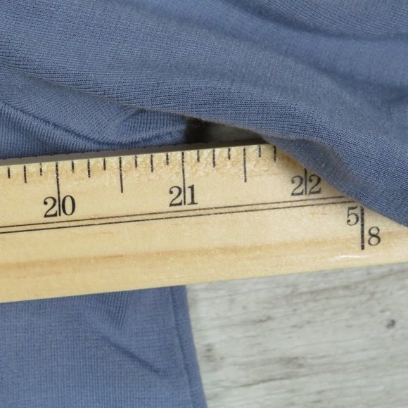 Ann Taylor* Women's Long Sleeve Boat Neck Flared Sleeves Size Large‎ Blue - Picture 6 of 8